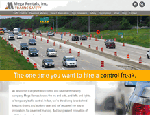 Tablet Screenshot of megarentalsinc.com